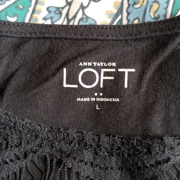 Loft black longsleeve lace - Picture 3 of 4